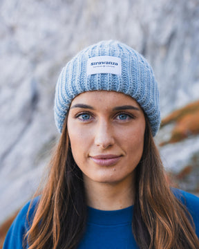 Wollmütze Hannah Hellblau