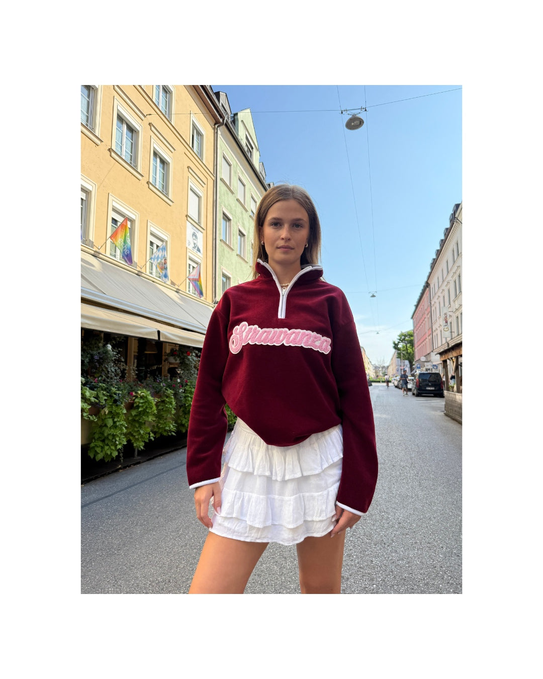 Easy Fleece Weinrot