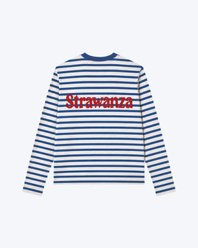 Strawanza Longsleeve Navy und Weiß