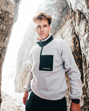 Baumwollfleece beige