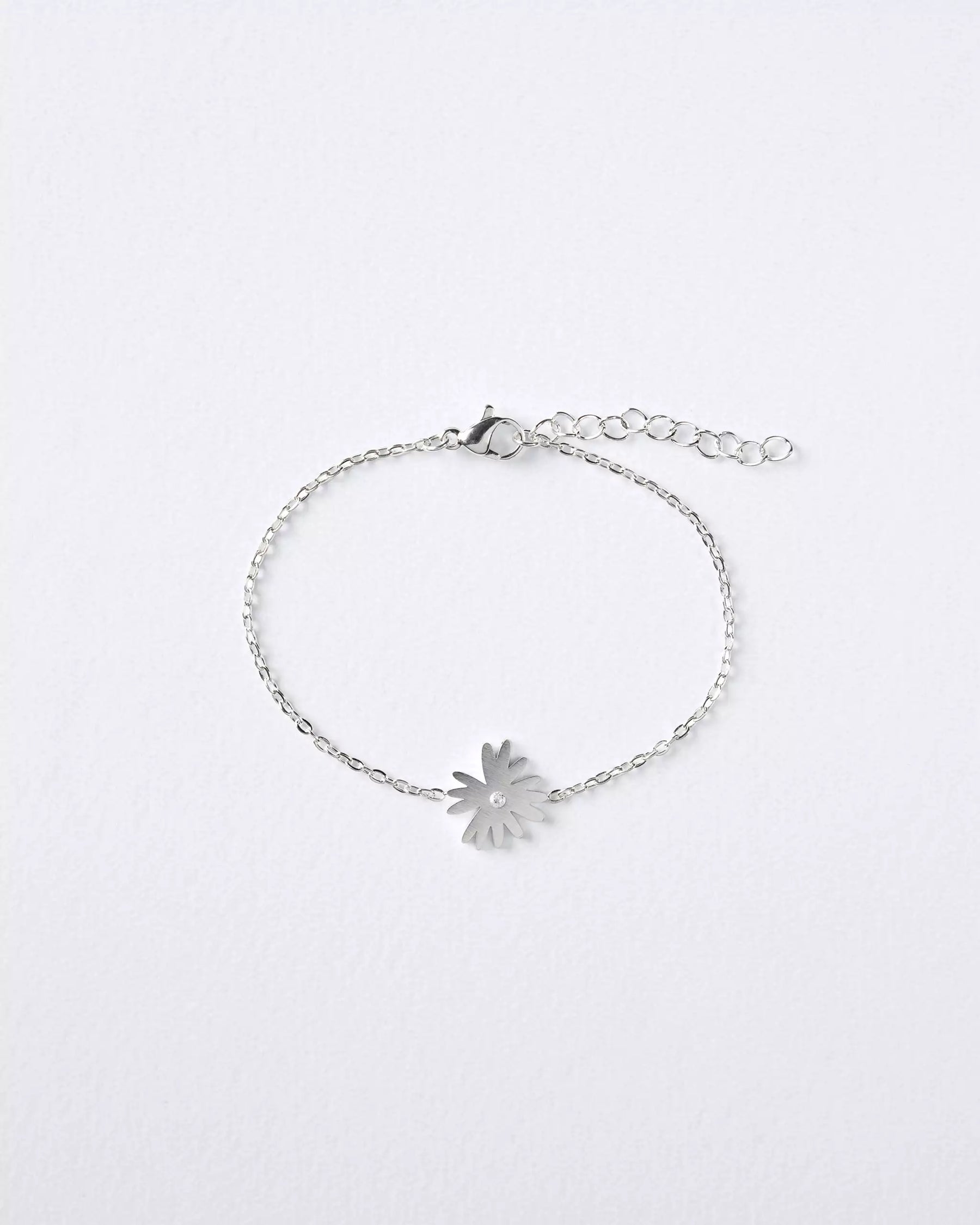 Gänseblümchen Armkette Silber