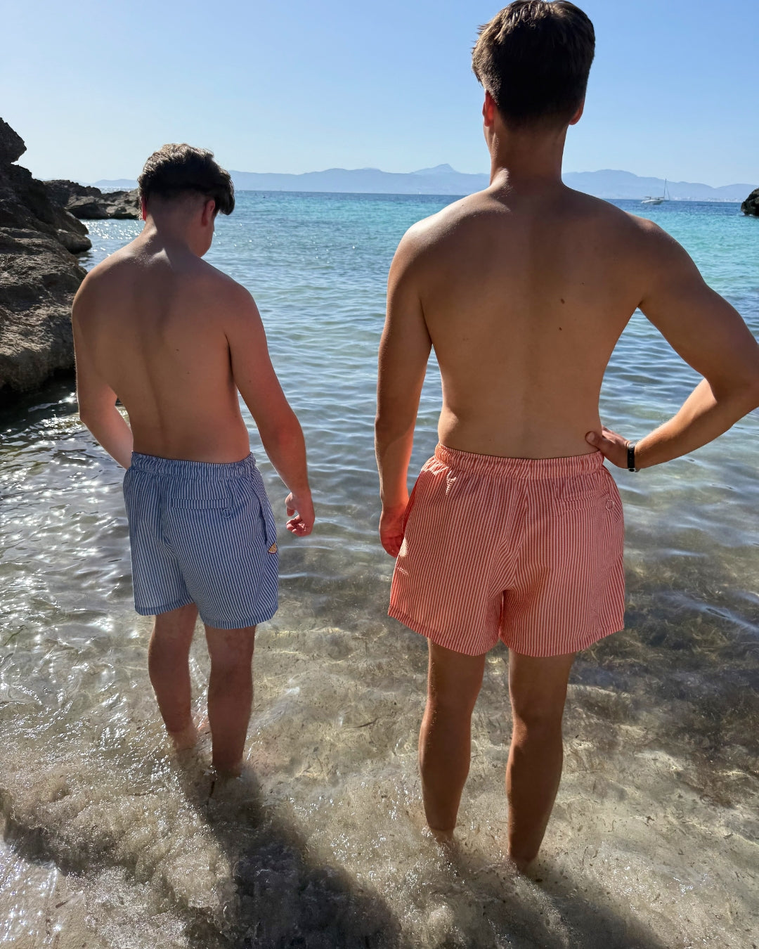 Badeshort Strawanza in Vacanza orange