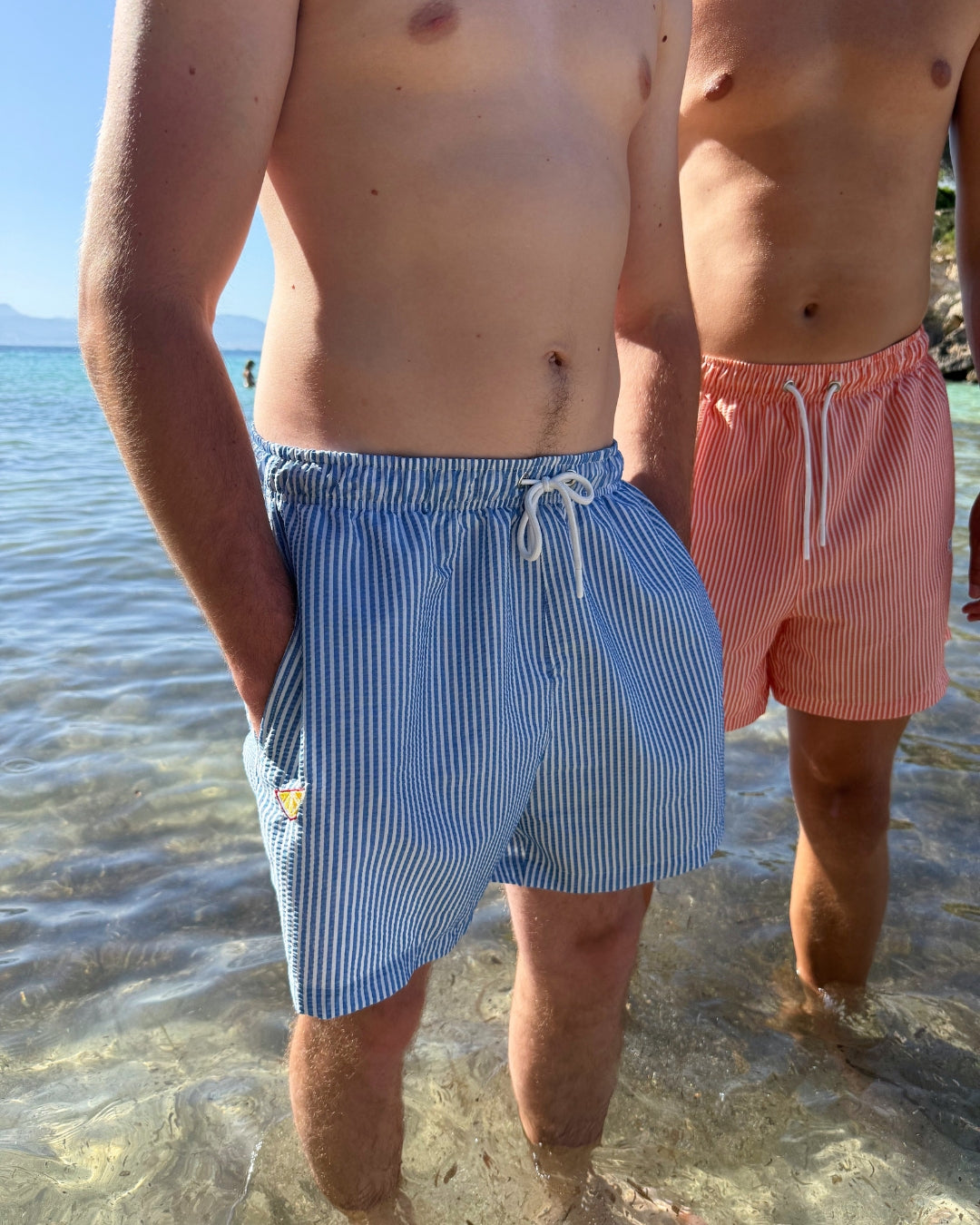 Badeshort Strawanza in Vacanza blau