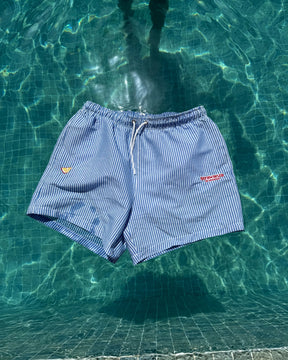 Badeshort Strawanza in Vacanza blau