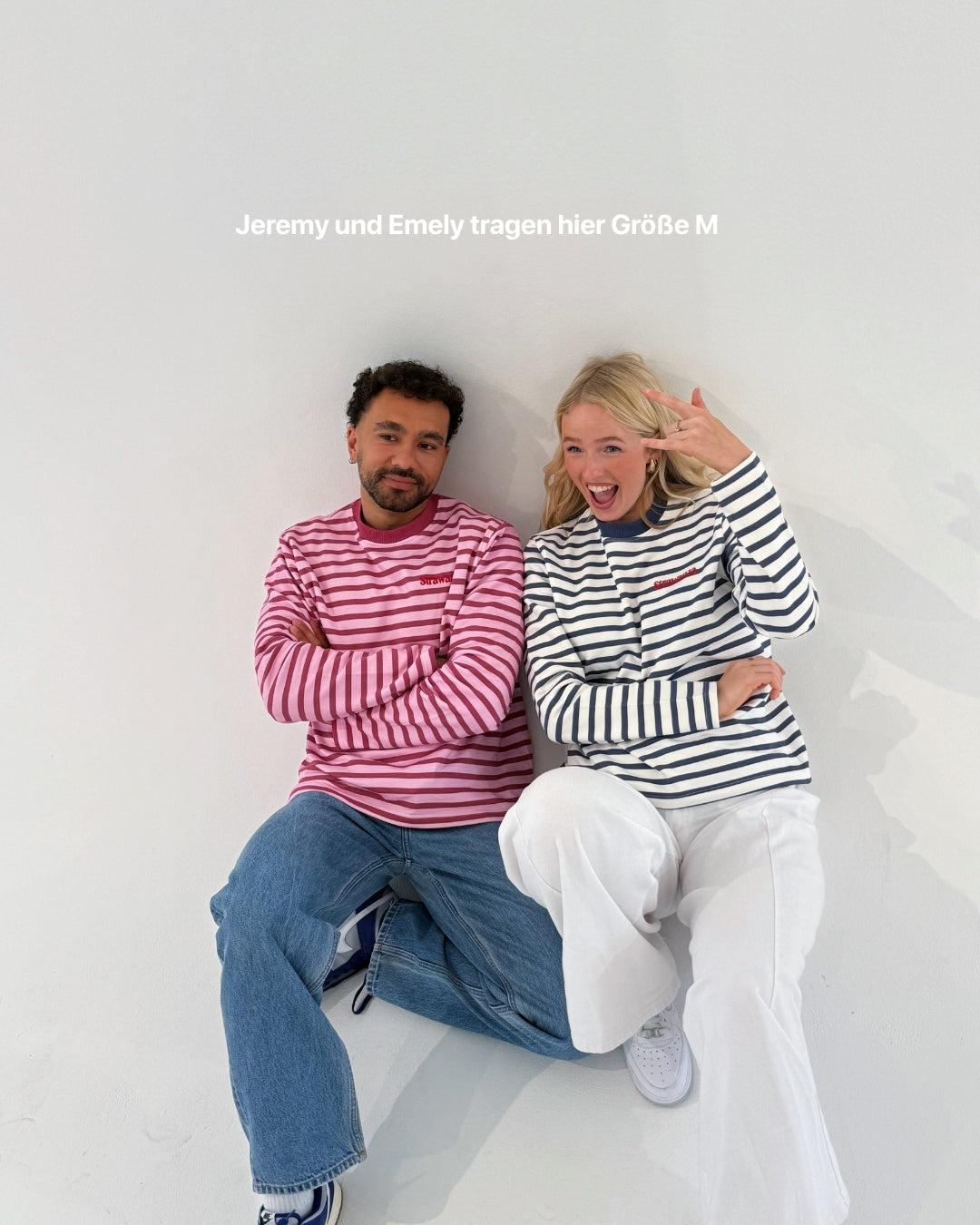 Strawanza Longsleeve Rot und Rosa