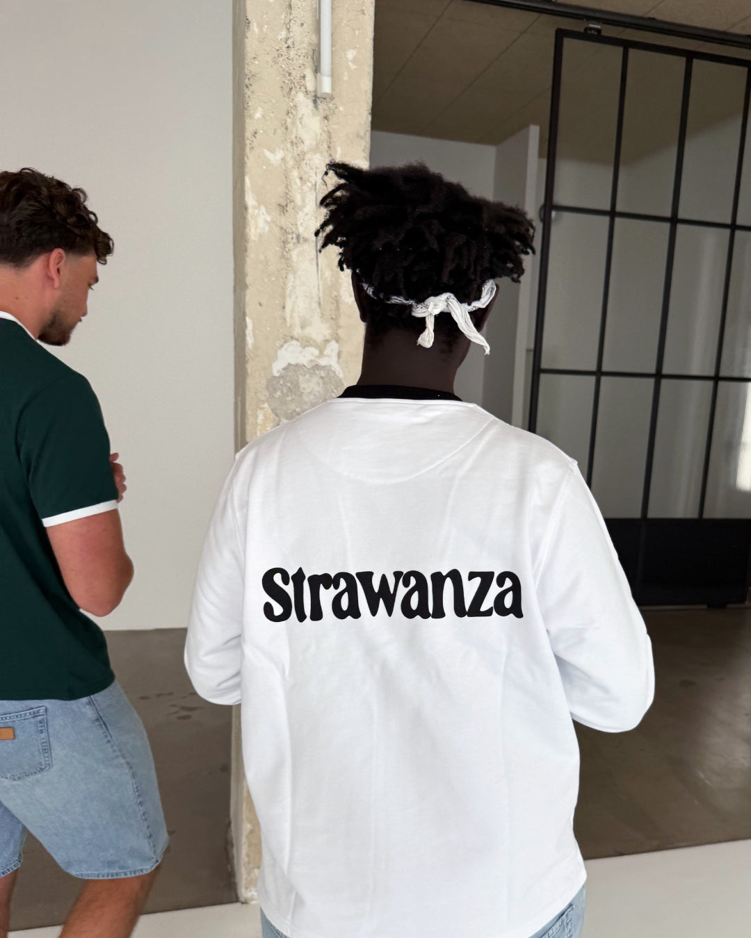 Strawanza Longsleeve weiß