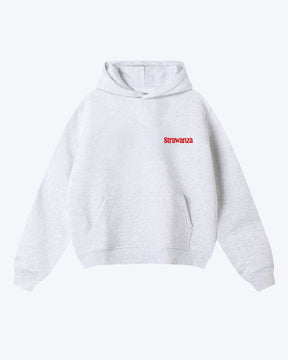 Strawanza Crew Hoodie Heavyweight grau