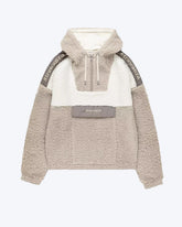 Fleece Sherpa Anorak Beige