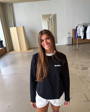 Strawanza Longsleeve schwarz