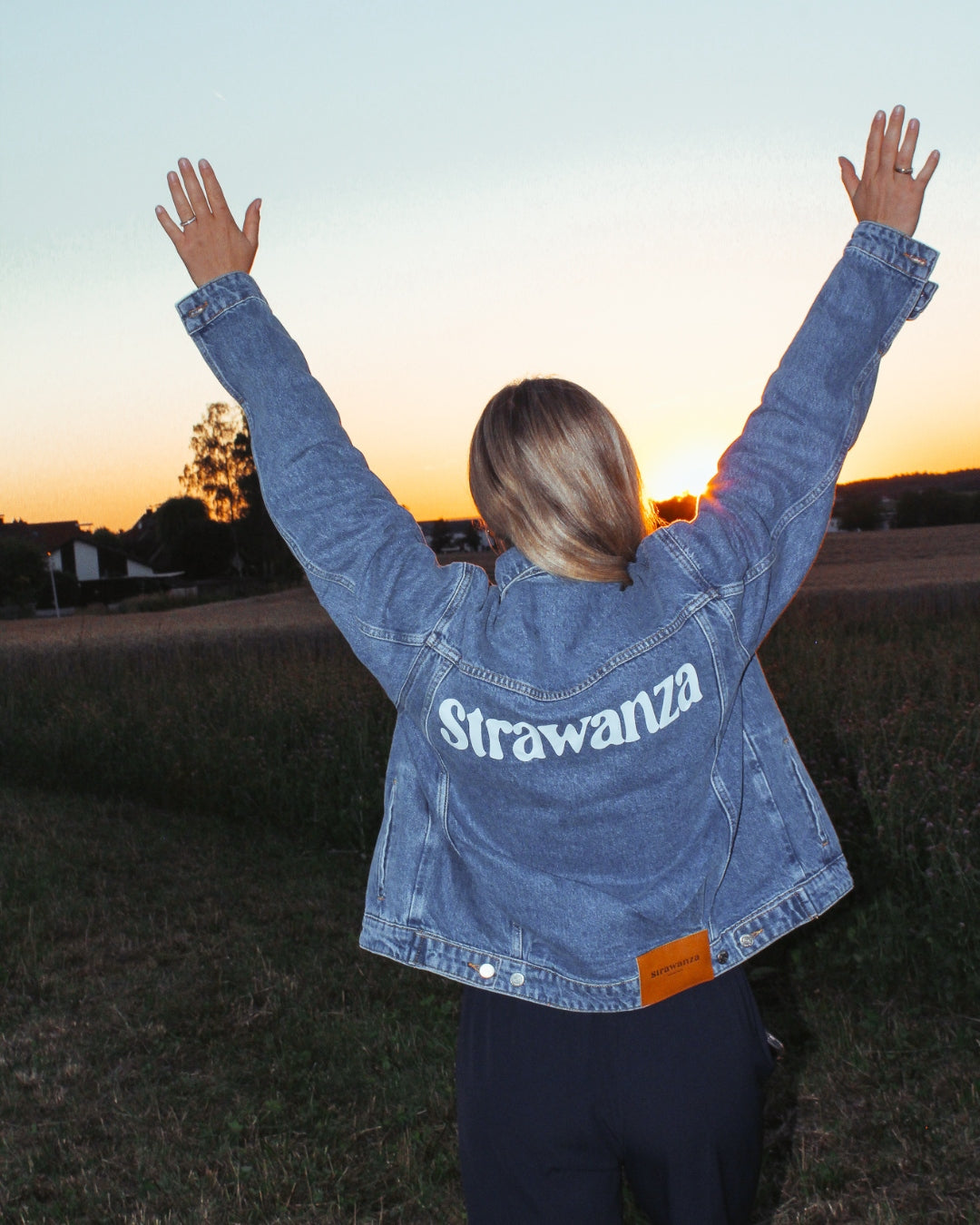Strawanza Jeansjacke dunkelblau